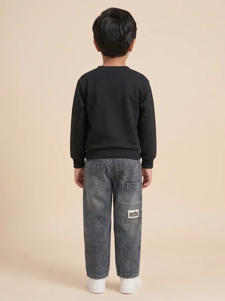 Monogram Sweatshirt & Jeans Set — view 3 of 3